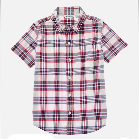 NWT- PLAID SHIRT by Janie and Jack Size 6 - Picture 1 of 10